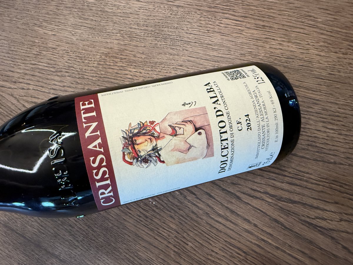 DOLCETTA D'ALBA 2023 DOCG 0.75L. 14.vol. Crissante La Morra